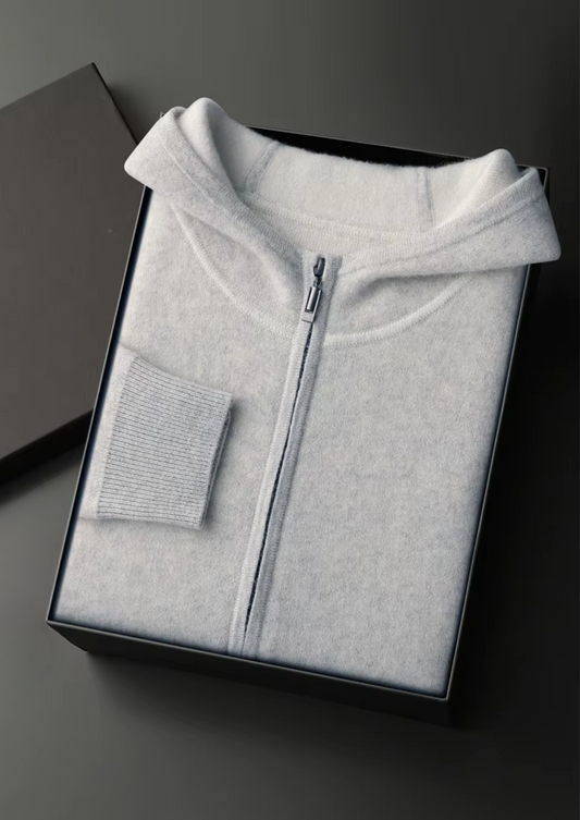 Premium Cashmere Light Gray Milano Leisure Set