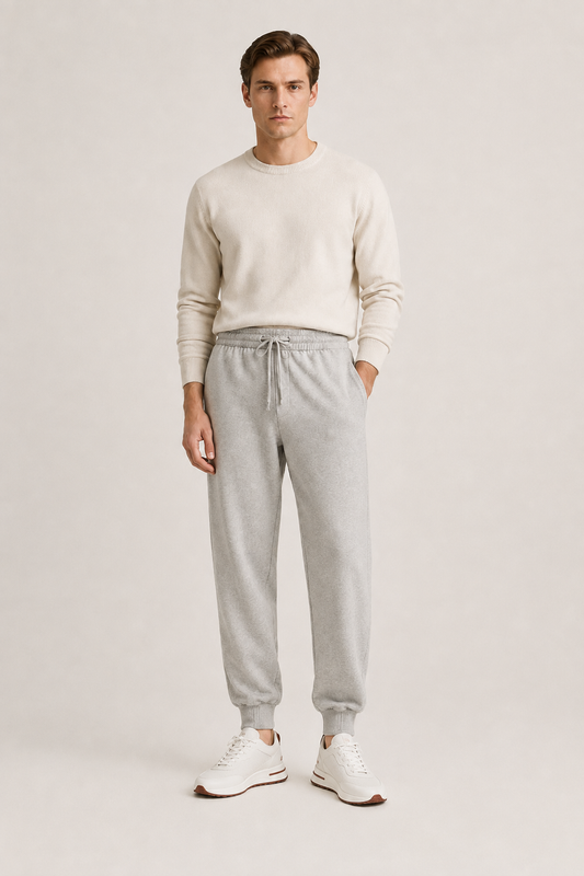Salerno Cashmere Jogger Gray