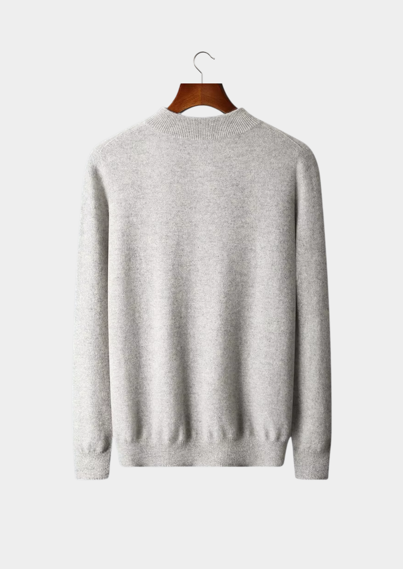 Pure Extra-Fine Merino Wool Classic Mockneck
