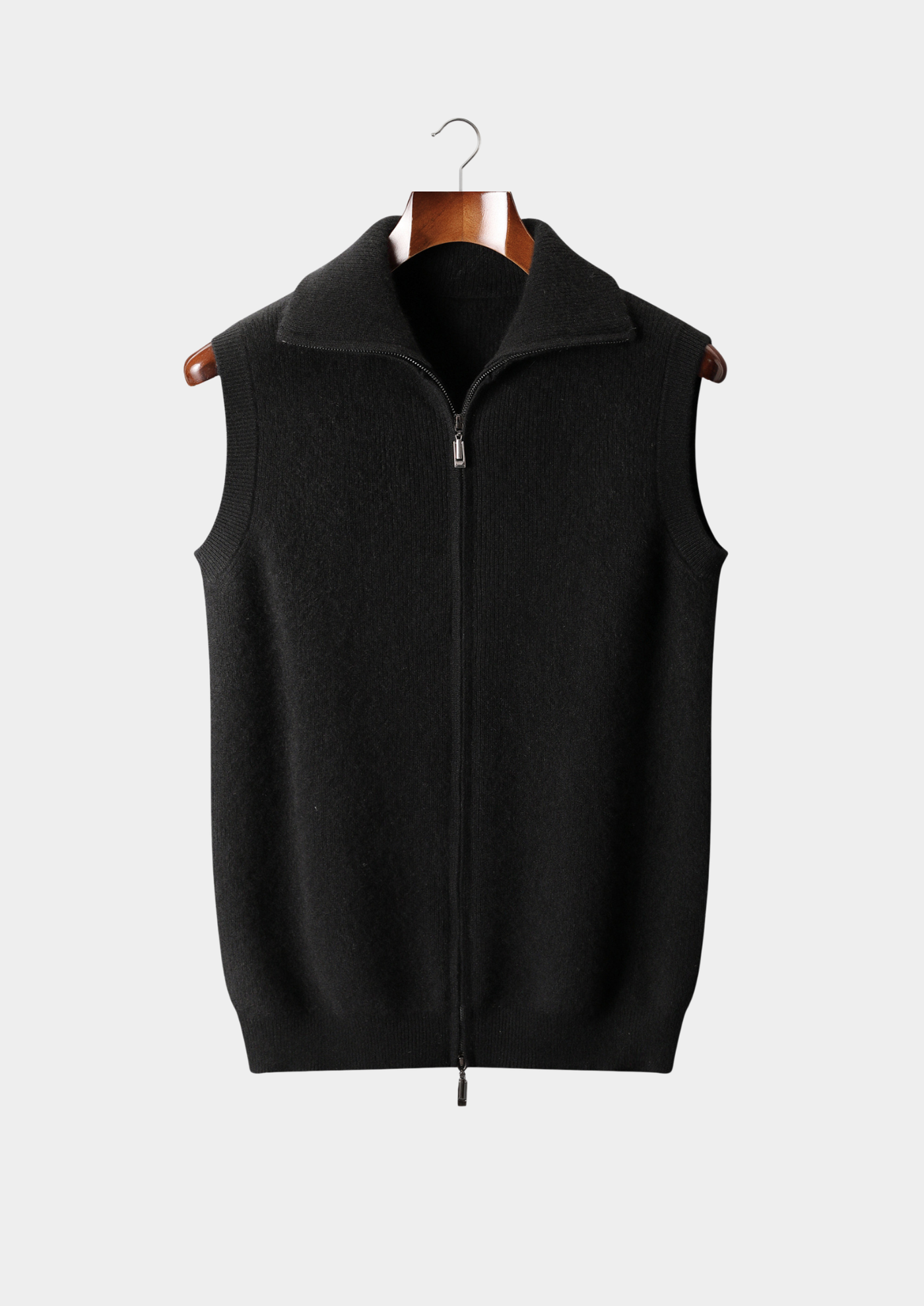 Pure Cashmere Black Body Warmer Vest