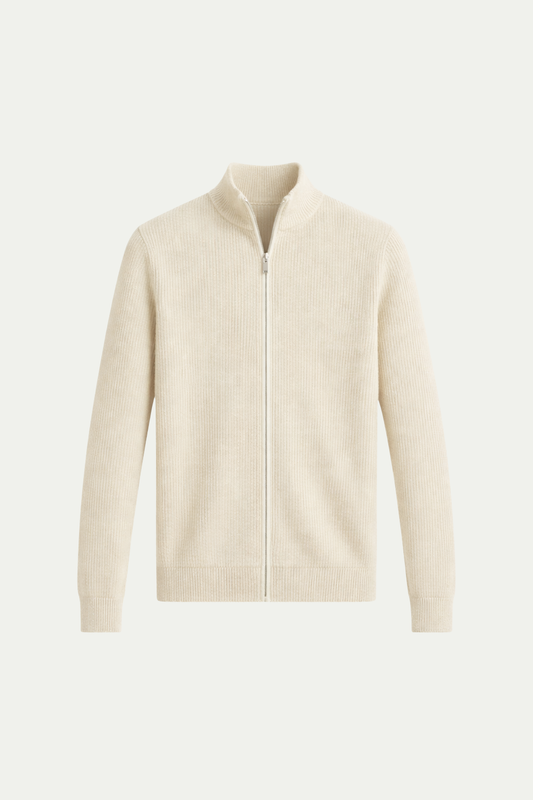 Lodeve Zip Knit Cream