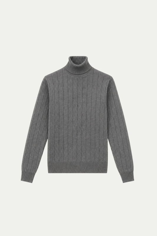Tailored Turtleneck Grey