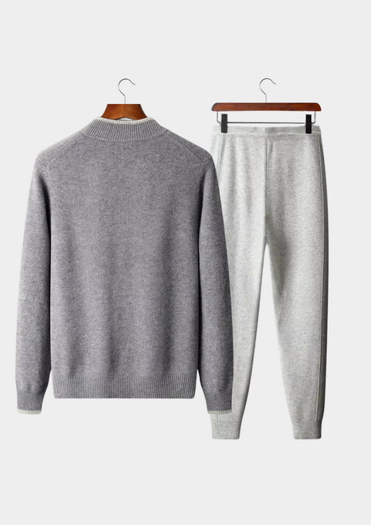 Pure Extra-Fine Merino Wool Two Tone Set